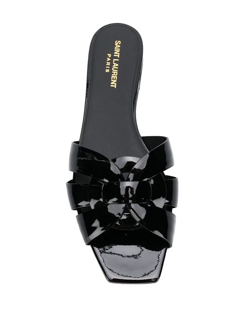 nu pieds 05 tribute black patent leather sandals SAINT LAURENT | 571952B8I001000